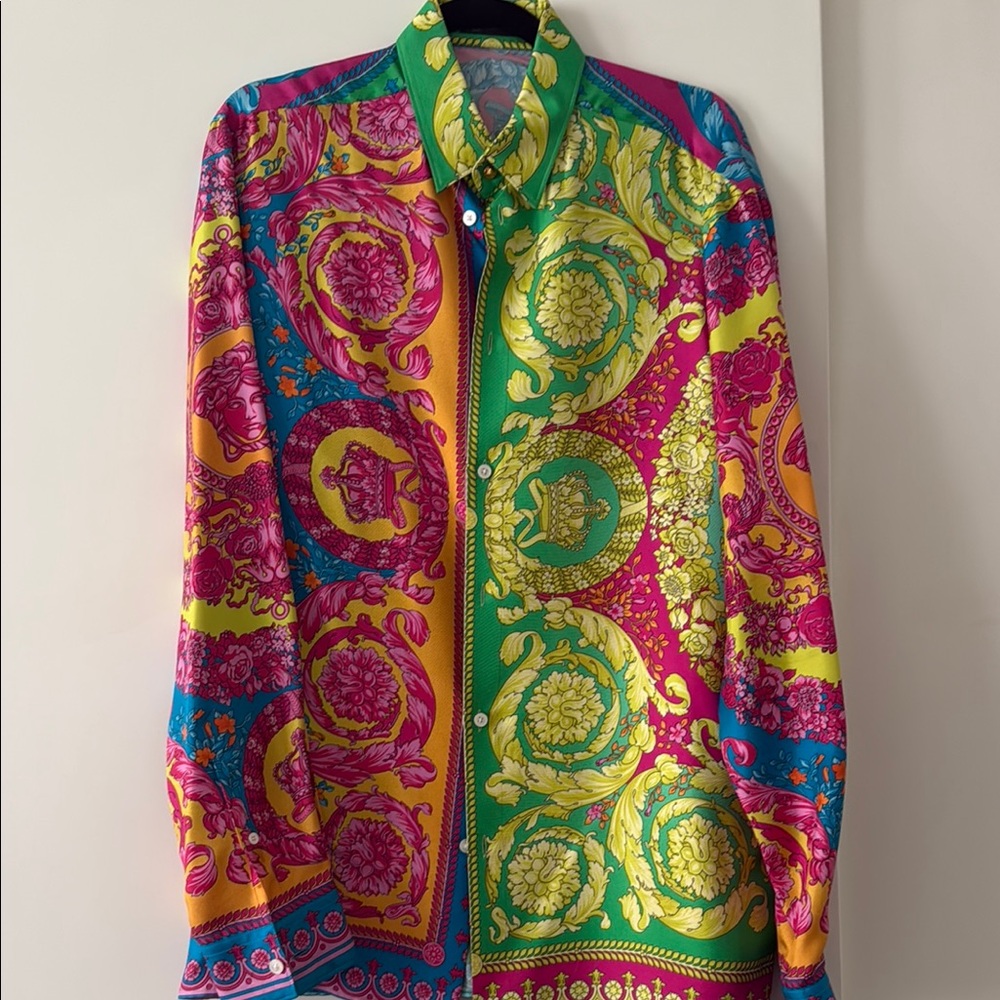 Versace silk shirt